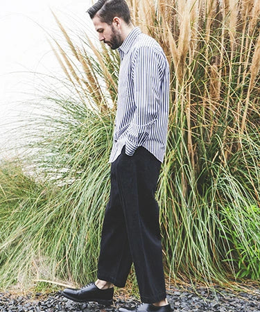 MR.OLIVE / RINSE WASH 8oz DENIM / 2TACK WIDE EASY PANTS / リンスウォッシュ 8ozデニム / 2タックワイドイージーパンツ